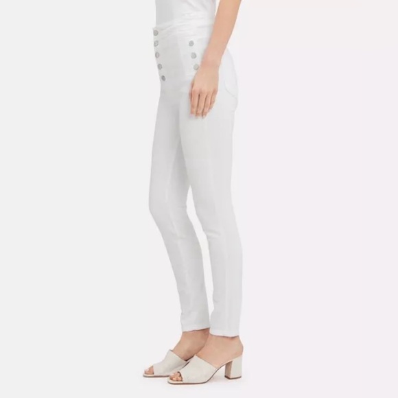 NWT J Brand Natasha in Blanc White Sky High Skinny Stretch Jeans - Picture 2 of 9